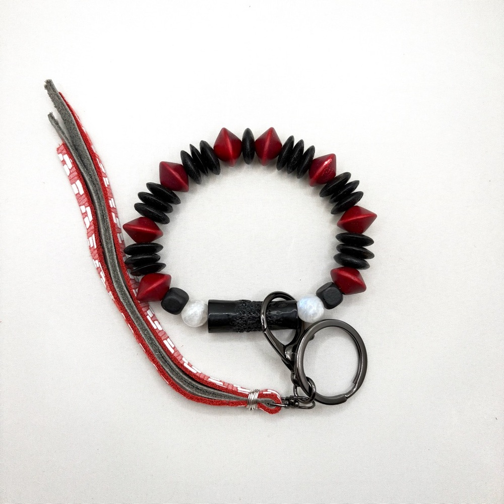 Beaded Keychain Wristlet